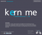 Kern Type, the kerning game